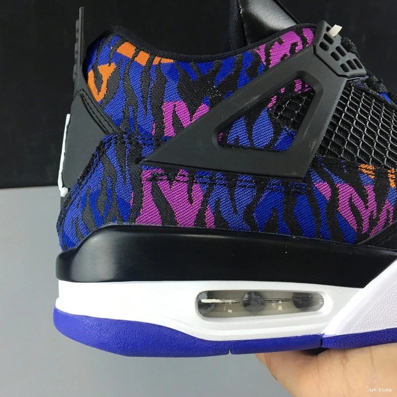 BQ9043-005 4 Rush - Black (GS) Violet Retro Jordan 1102